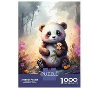 Puzzles 1000 Pièces pour Adolescents Panda Fiction Puzzles pour Adolescents, Jouets Anti-Stress, Difficile, Excellent Cadeau pour Les Jeux 52x38cm/1000pcs