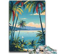 Puzzles 1000 pièces pour Adolescents Papouasie-Nouvelle-Guinée Jouets Jeux éducatifs Anti-Stress Interaction Parent-Enfant pour Les 14 Ans et Plus (Taille 50x75cm)