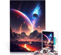 Puzzles 1000 pièces pour Adolescents Paysage de Floraison céleste Soulagement du Stress Renforcer l'amour Entre Les Couples 38x26cm