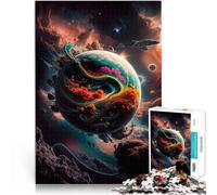 Puzzles 1000 pièces pour Adolescents Paysage de rêve Cosmique Jouet éducatif intellectuel décompressant Une œuvre d'art 52x38cm