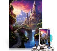 Puzzles 1000 pièces pour Adolescents Paysage Fantastique épique pour Le Jeu éducatif Challenge Toy Une œuvre d'art 75x50cm