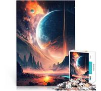 Puzzles 1000 pièces pour Adolescents Paysage symphonique d'Aurora Assemblage du modèle est idéal comme Cadeau pour Toute la Famille 50x70cm