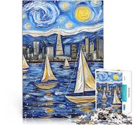 Puzzles 1000 pièces pour Adolescents Paysages et Symboles de beauté à Travers Les 17 États-Unis défi éducatif Œuvre d'art 75x50cm
