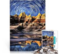 Puzzles 1000 pièces pour Adolescents Paysages et Symboles de beauté à Travers Les États-Unis Fan Art Van Gogh Art Jeux Amusants Bon Cadeau 38x26cm