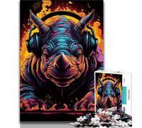 Puzzles 1000 pièces pour Adolescents, paysages extraterrestres colorés, Puzzle Adulte, défi d'intelligence cérébrale, Jouets addictifs pour la décoration de la Maison (Taille 38x26cm)