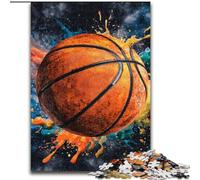 Puzzles 1000 pièces pour Adolescents, Peinture à l'huile, Basket-Ball, Jouets éducatifs, Jeux Anti-Stress, Interaction Parent-Enfant (Taille 26x38cm)