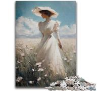 Puzzles 1000 pièces pour Adolescents, Peinture à l'huile, Jeu Familial, Anti-Stress, défi Difficile, Une œuvre d'art pour Les 14 Ans et Plus, 26x38cm