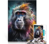 Puzzles 1000 pièces pour Adolescents Peinture de Baboom Jouets éducatifs d'apprentissage Convient pour la décoration de Bureau 38x26cm