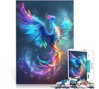 Puzzles 1000 pièces pour Adolescents Phénix Arc-en-Ciel Réduction du Stress intéressante Renforcer l'amour Entre Les Couples 52x38cm