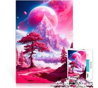 Puzzles 1000 pièces pour Adolescents Pin Rose Jouets addictifs pour Le défi de l'intelligence cérébrale Bon Cadeau 75x50cm