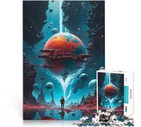 Puzzles 1000 pièces pour Adolescents Planète de rêve Réduction du Stress intéressante Renforcer l'amour Entre Les Couples 75x50cm
