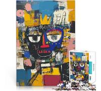 Puzzles 1000 pièces pour Adolescents Portrait du Roi de Style Matisse Jeu de Quiz Activités Amusantes à la Maison, Cadeaux d'anniversaire, Cadeaux de Voyage, 52x38cm
