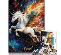 Puzzles 1000 pièces pour Adolescents, Puzzle Adulte Licorne Arc-en-Ciel, Jeux Amusants, Chaque pièce est Unique - Jeu Familial Stimulant et Amusant (Taille 38x26cm)