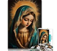 Puzzles 1000 pièces pour Adolescents, Puzzles de la Vierge Marie, Jouets éducatifs et éducatifs, Jeux familiaux, Anniversaires et Cadeaux Uniques (Taille 38x26cm)