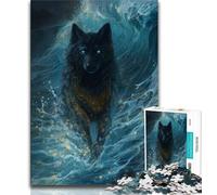 Puzzles 1000 pièces pour Adolescents Puzzles Loup Fantastique pour Adolescents, idéal comme Cadeau pour Toute la Famille à partir de 14 Ans (Taille 75x50cm)