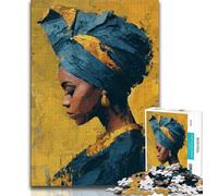 Puzzles 1000 pièces pour Adolescents, Puzzles pour Adolescentes africaines, Jeu Stimulant, idéal comme Cadeau pour Toute la Famille (Taille 75x50cm)