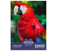 Puzzles 1000 Pièces pour Adolescents Red Yellow and Blue Parrot Puzzles pour Adolescents, Jouets, Décoration Murale, Cadeaux pour Femmes, Cadeau d'anniversaire, Cadeaux, 52x38cm/1000pcs