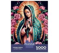 Puzzles 1000 Pièces pour Adolescents Religion Poster2 Guadalupe Puzzle Adulte, Jouet Anti-Stress, Cadeau pour Les Amis Et La Famille 70x50cm/1000pcs
