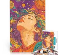Puzzles 1000 pièces pour Adolescents Rêve Cosmique Jouets éducatifs d'apprentissage Activités Amusantes à la Maison, Cadeaux d'anniversaire, Cadeaux de Voyage, 75x50cm