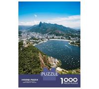 Puzzles 1000 Pièces pour Adolescents Rio De Janeiro Puzzle Adulte Jouet Décoration Murale Vacances À La Maison Tuer Le Temps Aider À Stimuler Le Cerveau 52x38cm/1000pcs