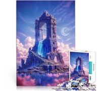 Puzzles 1000 pièces pour Adolescents Ruines d'Elysium Défi Difficile pour soulager Le Stress Interaction Parent-Enfant 75x50cm