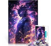 Puzzles 1000 pièces pour Adolescents Samouraï Infernal Silencieux Analyse et logique avec Affiche et Feuille de Questions correspondantes 52x38cm