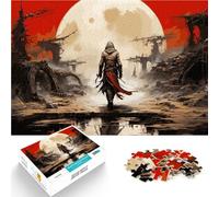Puzzles 1000 pièces pour Adolescents Samouraï Japonais Jouet éducatif d'apprentissage Car C'est Un pour Toute la Famille 52x38cm
