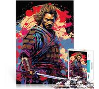 Puzzles 1000 pièces pour Adolescents Samouraï - l'art du samouraï Solitaire Impossible Jeu éducatif pour Anniversaire, Noël 52x38cm
