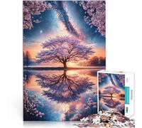Puzzles 1000 pièces pour Adolescents Sanctuaire de Sakura étoilé Jeu Familial pour et est idéal comme Cadeau pour Toute la Famille 75x50cm