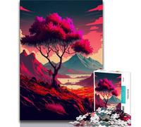 Puzzles 1000 pièces pour Adolescents scènes rétro vibrantes Puzzles pour Adultes Jeu Familial éducatif adapté à la décoration de Bureau 75x50cm