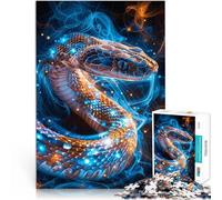 Puzzles 1000 pièces pour Adolescents Serpent céleste Cosmique Jouet éducatif d'apprentissage Jeu de défi Unique 38x26cm