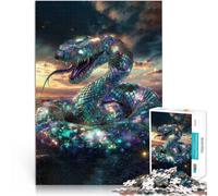 Puzzles 1000 pièces pour Adolescents Serpent Cosmique Jeu Familial Anti-Stress Défi Difficile Décoration Parfaite 38x26cm