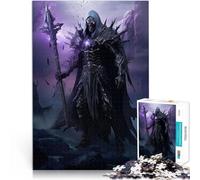 Puzzles 1000 pièces pour Adolescents Sorcier Faucheur Jouets de Jeu pour Cadeau Familial avec Affiche et Feuille de Questions correspondantes 52x38cm