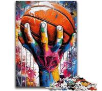 Puzzles 1000 pièces pour Adolescents, Sports de Basket-Ball, Aide Le Cerveau à s'exercer, Jouets addictifs pour cultiver la Patience, décoration Murale 50x75cm