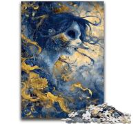 Puzzles 1000 pièces pour Adolescents, squelettes, Jouets éducatifs, décoration d'intérieur Unique et Cadeaux pour Les Enfants de 14 Ans et Plus, 26x38cm