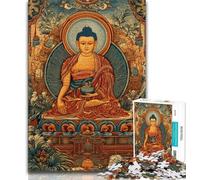 Puzzles 1000 pièces pour Adolescents, Statues de Bouddha, Difficiles à réaliser, mais Amusants et Humoristiques, Cadeaux d'anniversaire, décoration Murale (75x50cm)