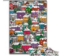 Puzzles 1000 pièces pour Adolescents, Style Noël, à partir de 14 Ans, pour s'amuser en Famille et Passer Une soirée Jeux, Collection d'artistes, Beaux-Arts (Taille 50x75cm)