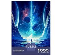 Puzzles 1000 Pièces pour Adolescents The Blue Galaxy Puzzles pour Adultes - Jeux De Détente - Assemblage De Motifs pour Les Amateurs De Jeux 70x50cm/1000pcs