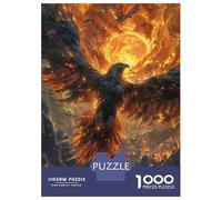 Puzzles 1000 Pièces pour Adolescents The Dog of Golden Light Puzzles pour Adultes Jeux Relaxants Découpe De Précision Cadeaux pour Les Amis Et La Famille 38x26cm/1000pcs