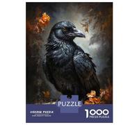 Puzzles 1000 Pièces pour Adolescents The Raven Scholar Puzzles pour Adultes Jeux Relaxants Découpe De Précision Cadeaux pour Les Amis Et La Famille 38x26cm/1000pcs