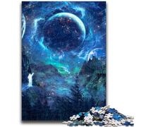 Puzzles 1000 pièces pour Adolescents The View Toys Jeux éducatifs Anti-Stress Interaction Parent-Enfant pour Les 14 Ans et Plus 26x38cm
