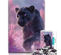 Puzzles 1000 pièces pour Adolescents, thème Fantastique Black Panther, Difficiles à réaliser, Amusants et Humoristiques, Cadeaux d'anniversaire et Cadeaux Uniques (38x26cm)