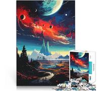 Puzzles 1000 pièces pour Adolescents Torpeur Cosmique Compétition de Vitesse Manuelle Jeu éducatif pour Anniversaire, Noël 38x26cm