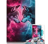 Puzzles 1000 pièces pour Adolescents TwoWolves, Jouets addictifs pour Le développement de l'intelligence cérébrale, Cadeaux d'anniversaire, décoration Murale 50x75cm