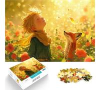 Puzzles 1000 pièces pour Adolescents Un Petit Prince et Un Renard Staycation Tuer Le Temps Convient aux Couples 38x26cm