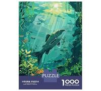 Puzzles 1000 Pièces pour Adolescents Underwater Fish Scene Puzzles pour Adultes - Jeux De Construction - Découpe De Précision - Stimule Le Cerveau 52x38cm/1000pcs