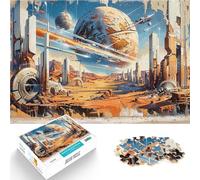 Puzzles 1000 pièces pour Adolescents Œuvres de Science-Fiction Jouets de Jeu pour Cadeau Familial Une œuvre d'art 52x38cm