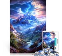 Puzzles 1000 pièces pour Adolescents Vallée de la Montagne Mystique Jouets Anti-Stress est idéal comme Cadeau pour Toute la Famille 38x26cm