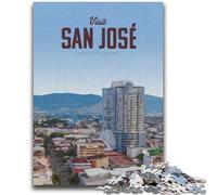 Puzzles 1000 pièces pour Adolescents Visit San Jose Toys Jeux éducatifs Anti-Stress Interaction Parent-Enfant pour Les 14 Ans et Plus (Taille 50x75cm)