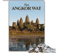 Puzzles 1000 pièces pour Adolescents : visitez Angkor Wat, entraînez Votre Cerveau et Vos Mains Cadeaux d'anniversaire et Cadeaux Uniques pour Les 14 Ans et Plus (26 x 38 cm)